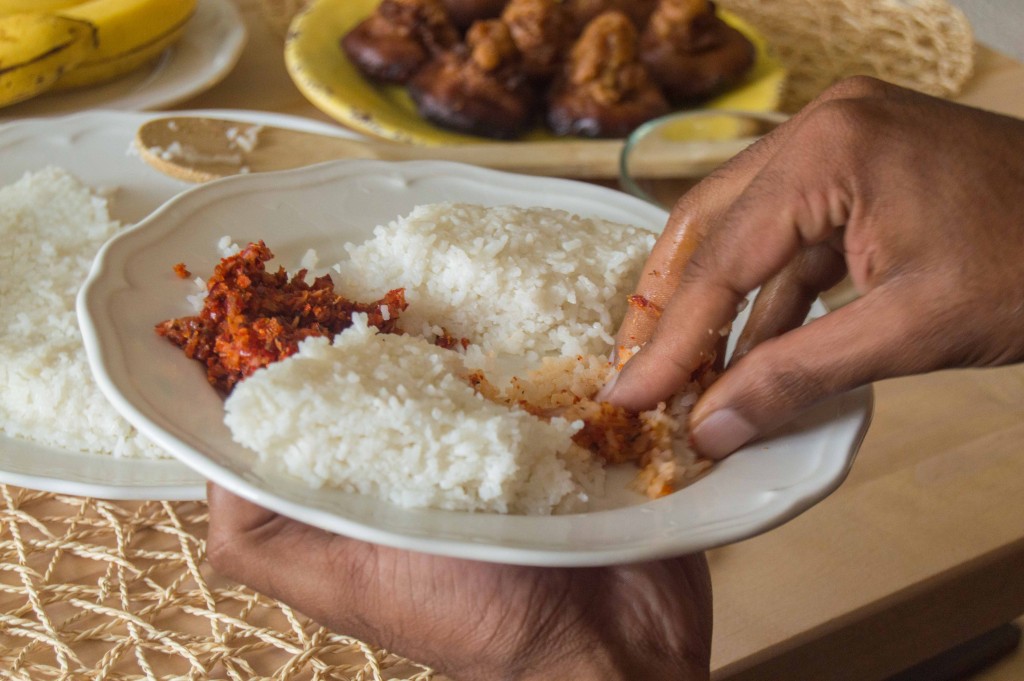 Sri Lankan cuisine - milk rice