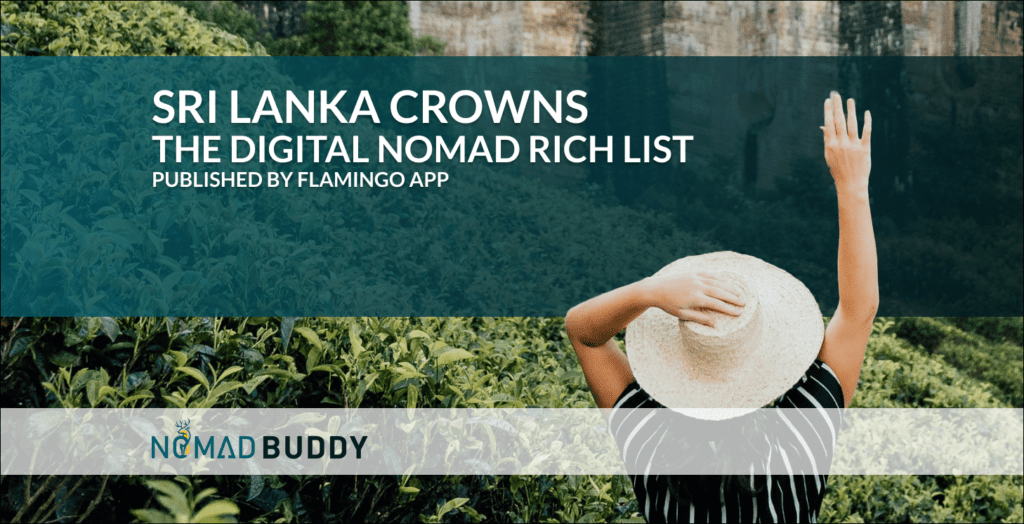 Sri Lanka crowns the Digital Nomad Rich List published by Flamingo App_Thumb