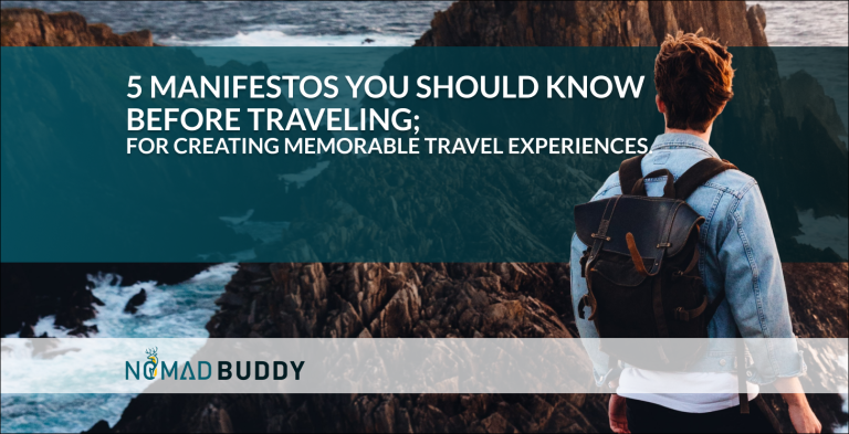 5 Manifestos you should Know Before Traveling_for Creating Memorable Travel Experiences_Banner